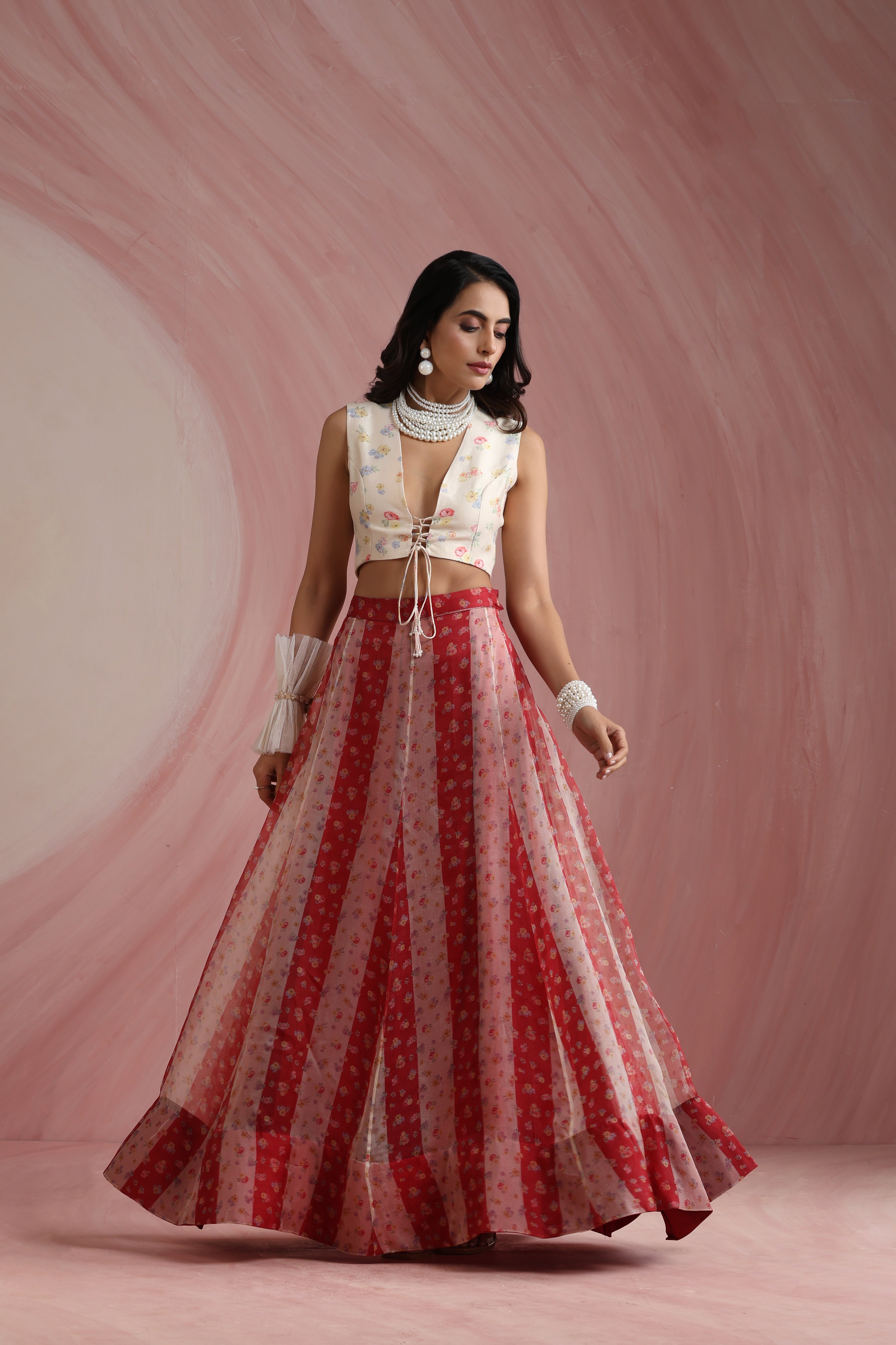 Palace Petals Lehenga Set