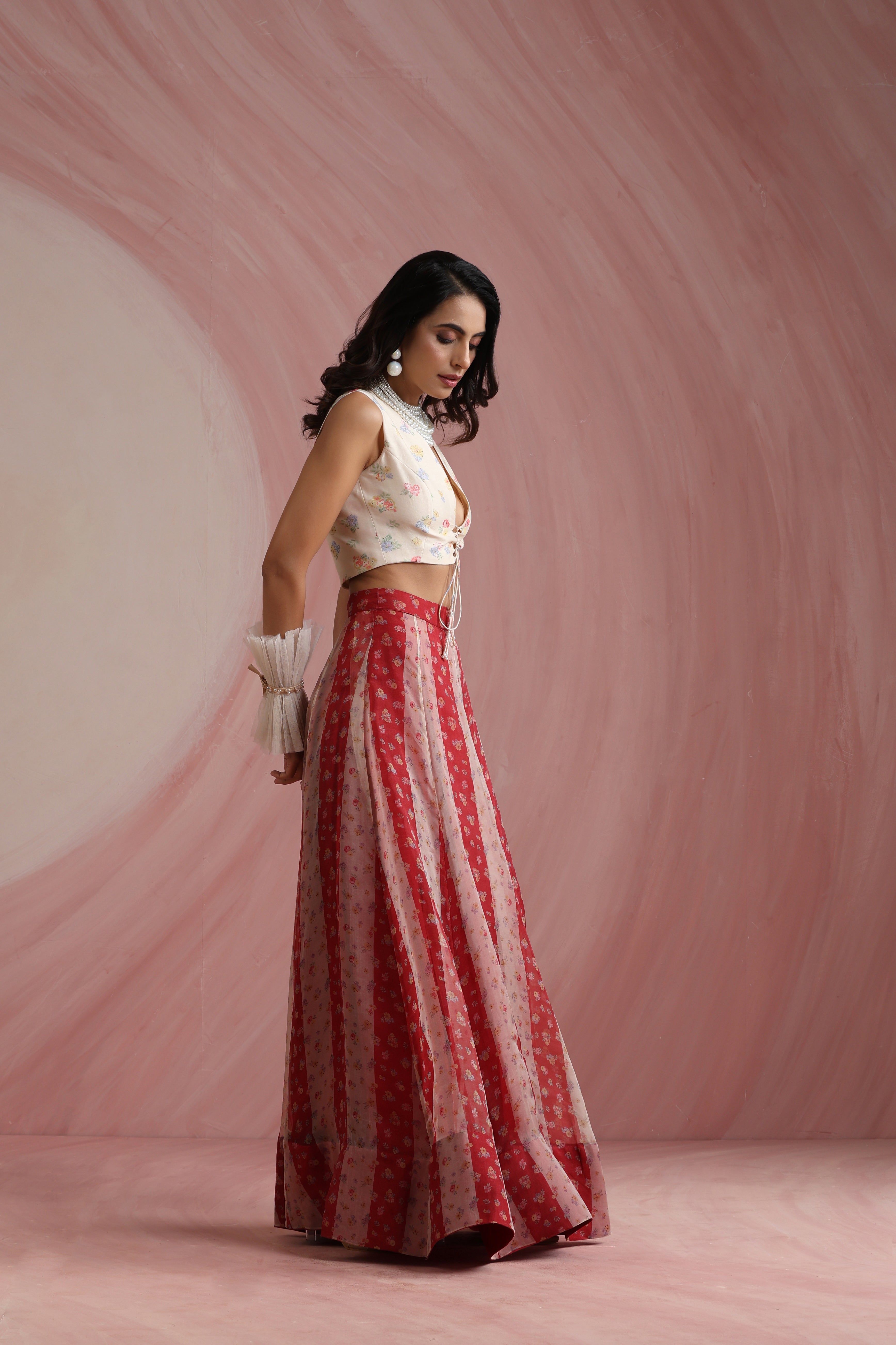 Palace Petals Lehenga Set