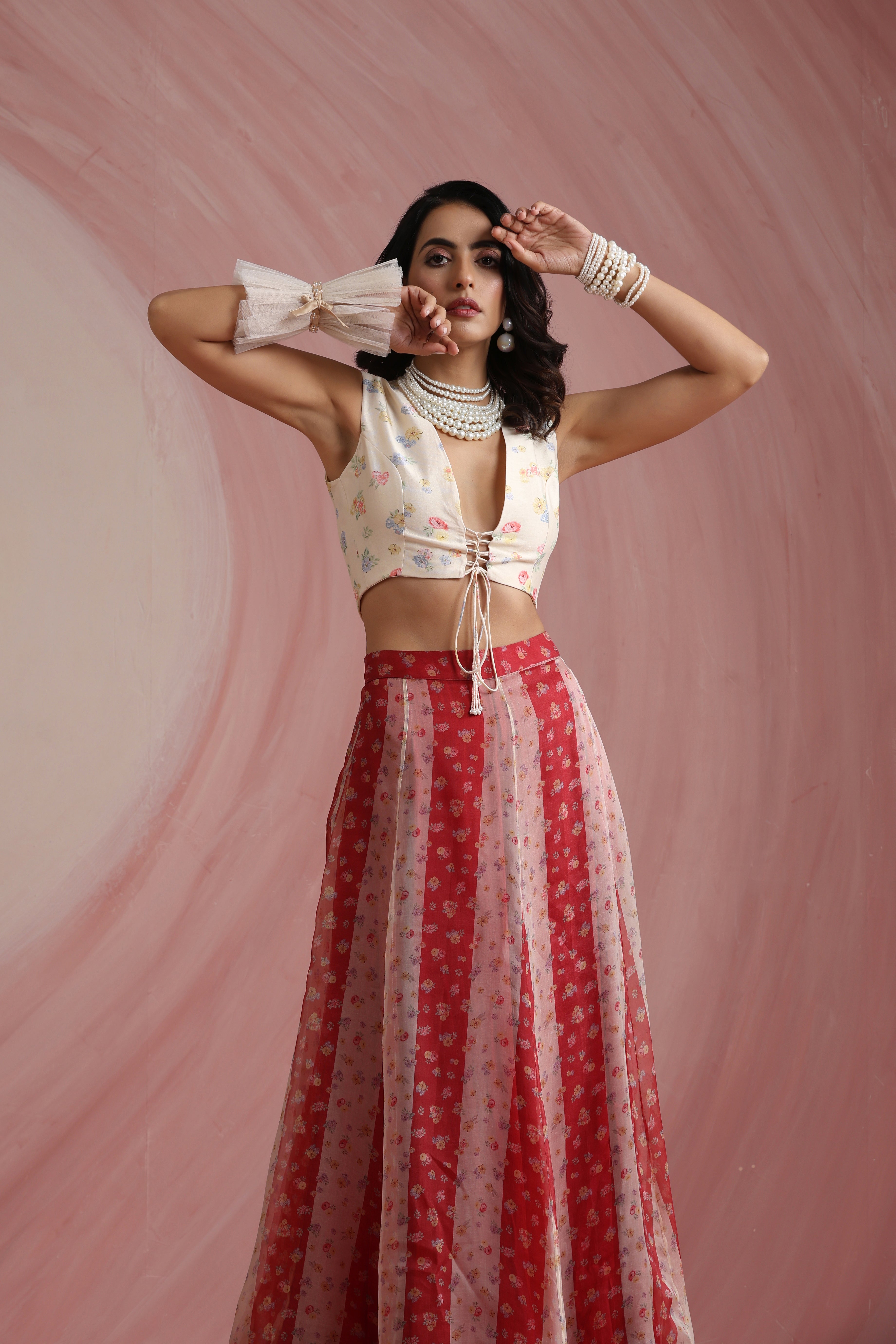 Palace Petals Lehenga Set