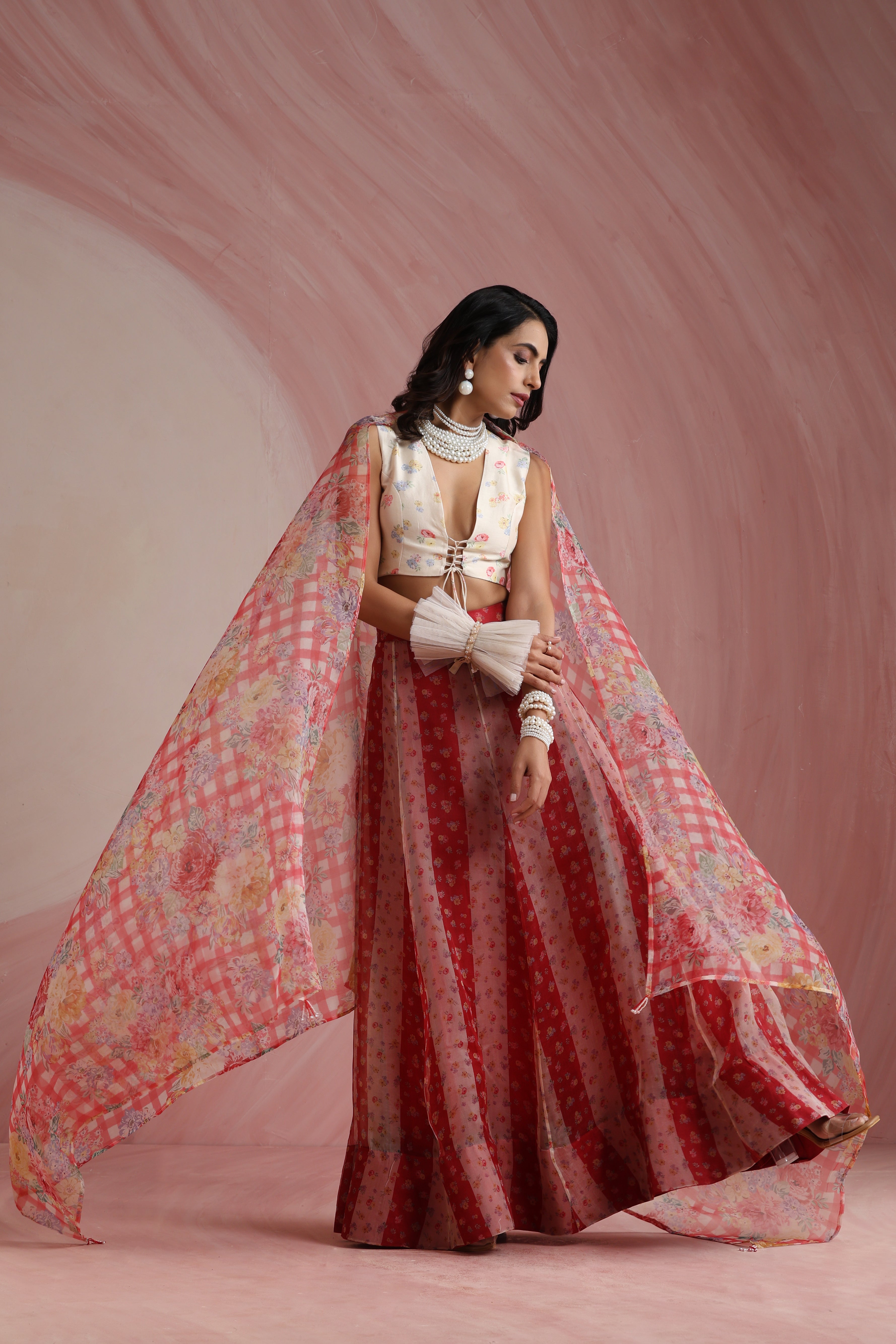 Palace Petals Lehenga Set