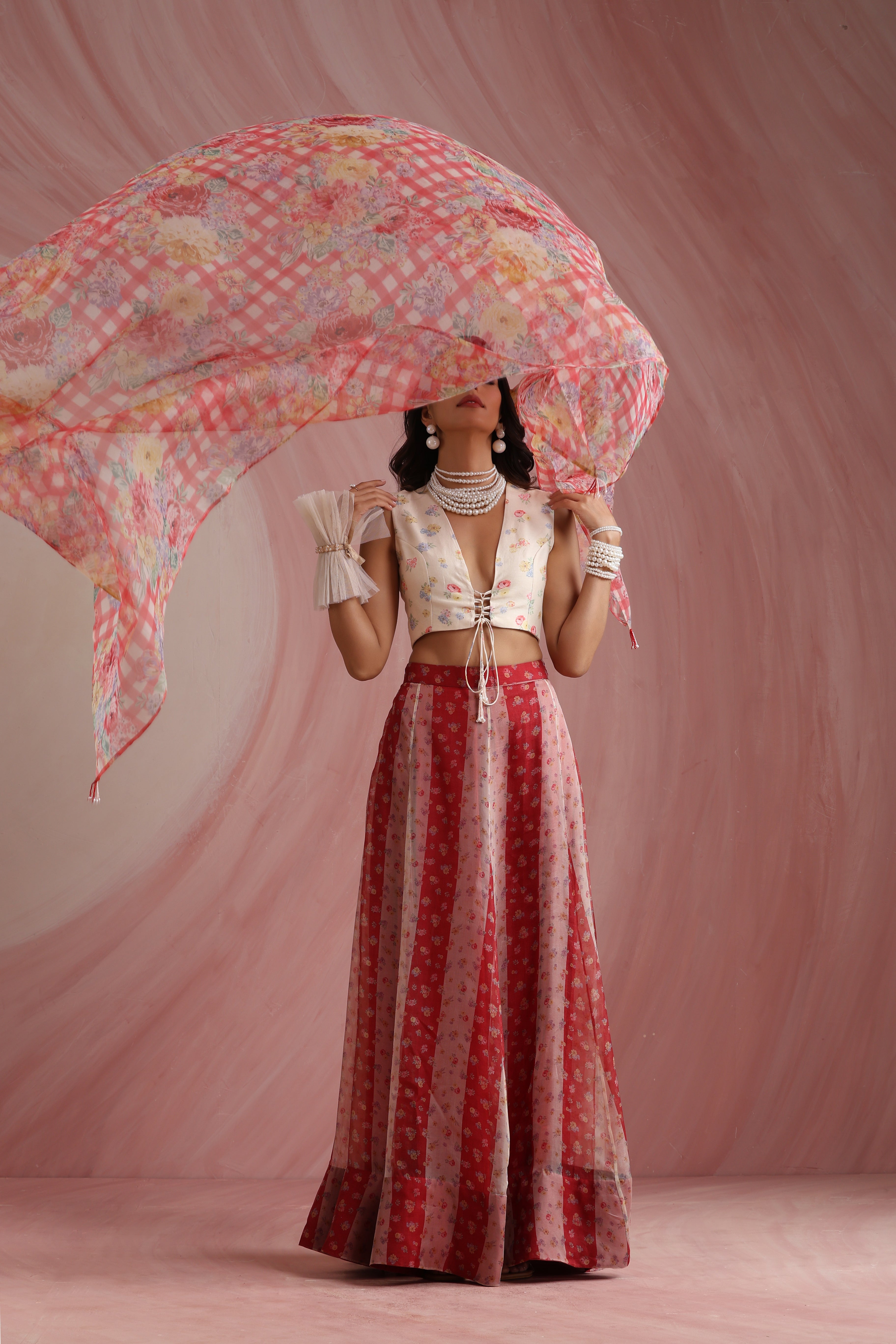 Palace Petals Lehenga Set
