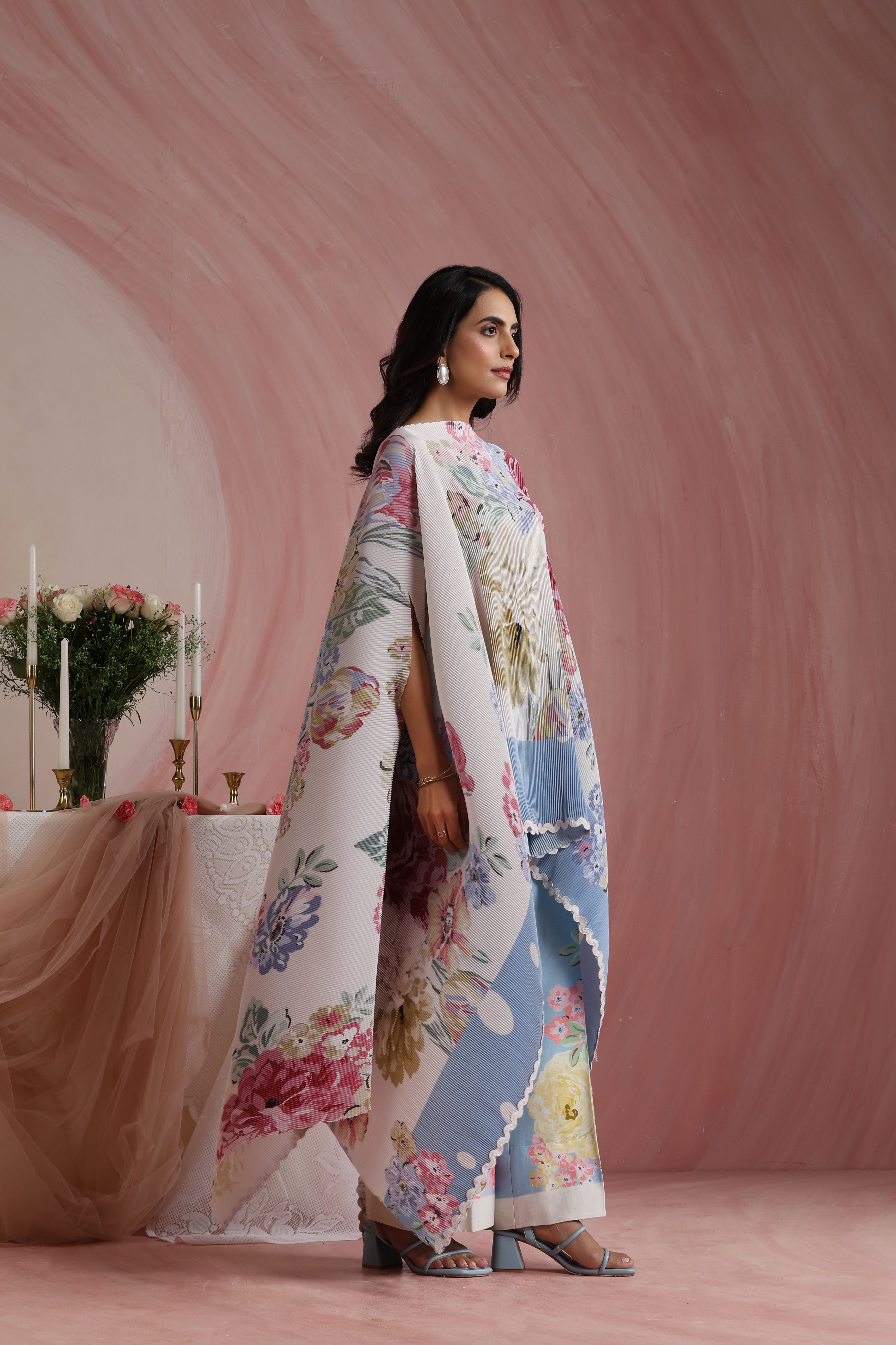 Rose Mahal Cape Set