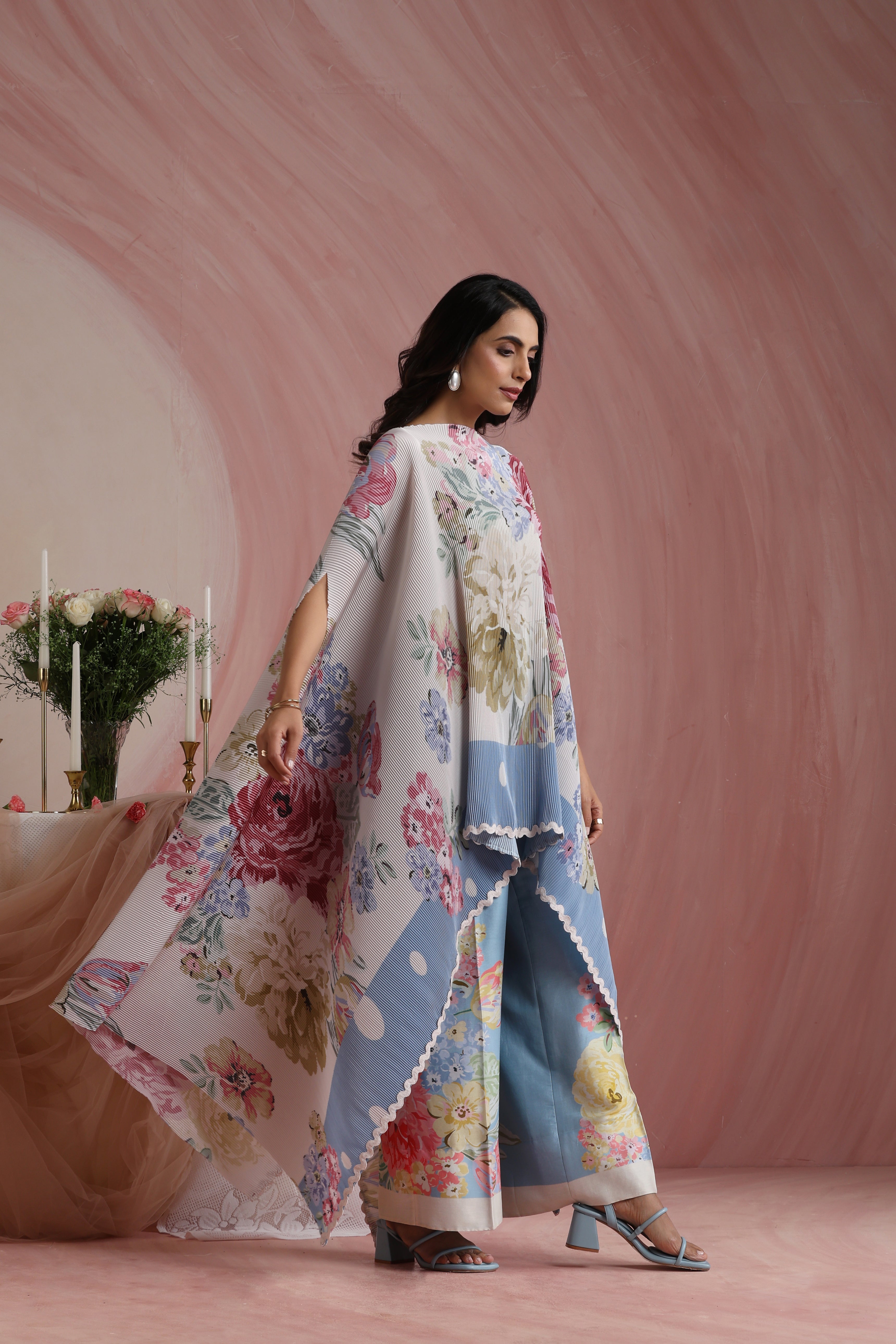 Rose Mahal Cape Set