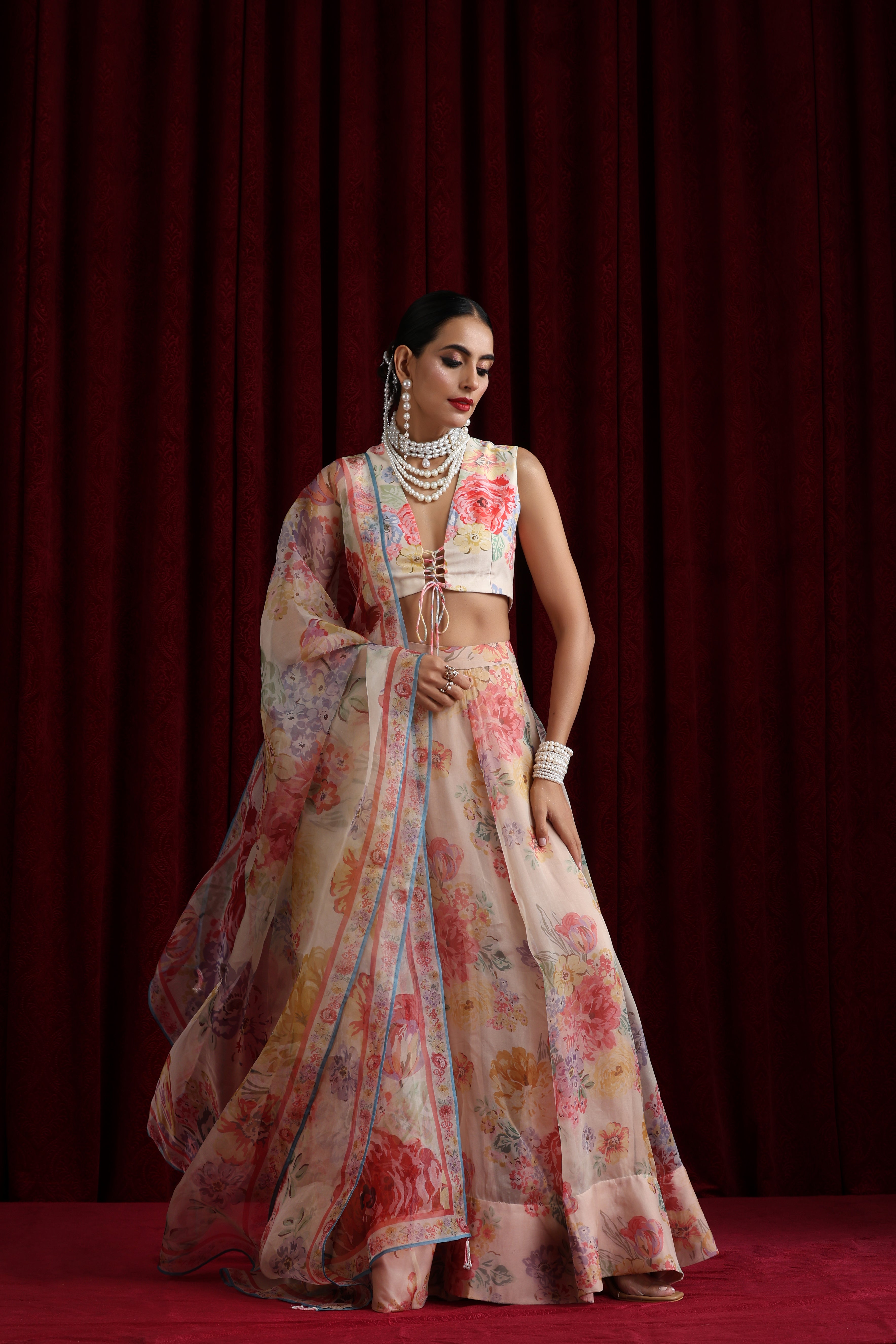 Rose Mahal Lehenga Set