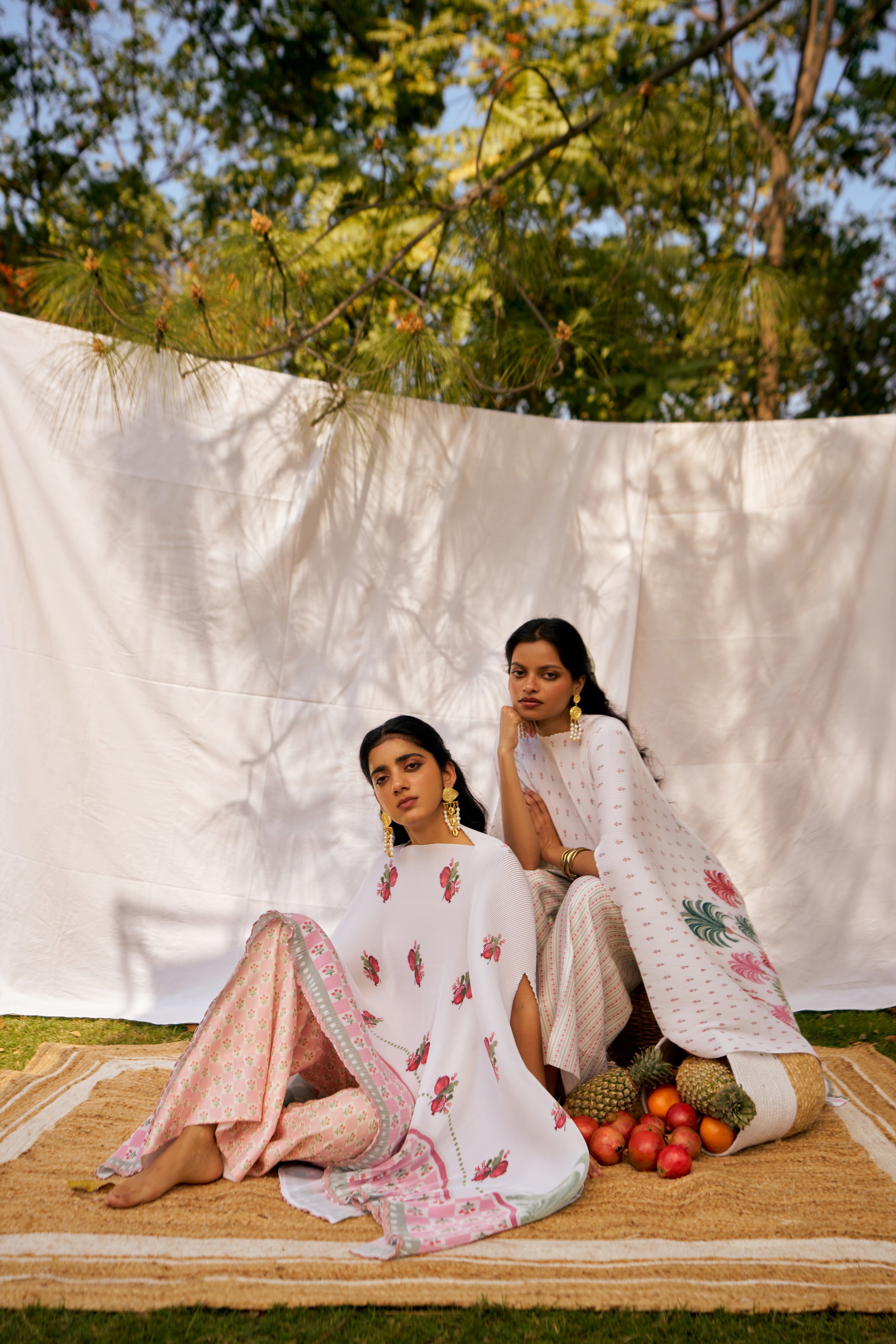 Rouge Pomme  Kimono cape  and Trouser co-ord set