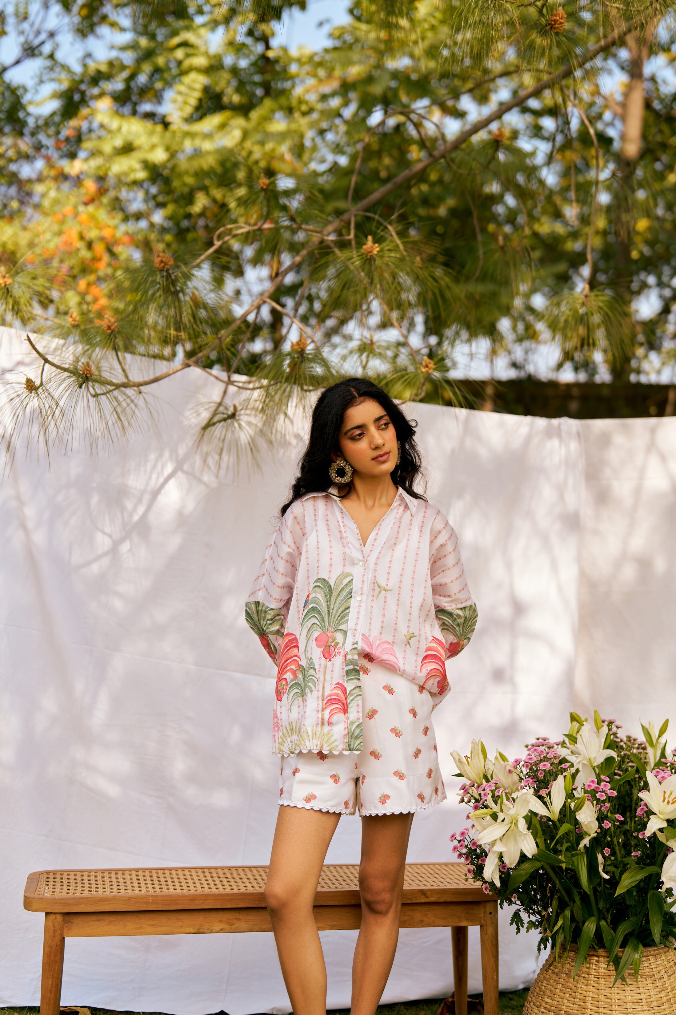 Plume & Palms  Co-ord Set