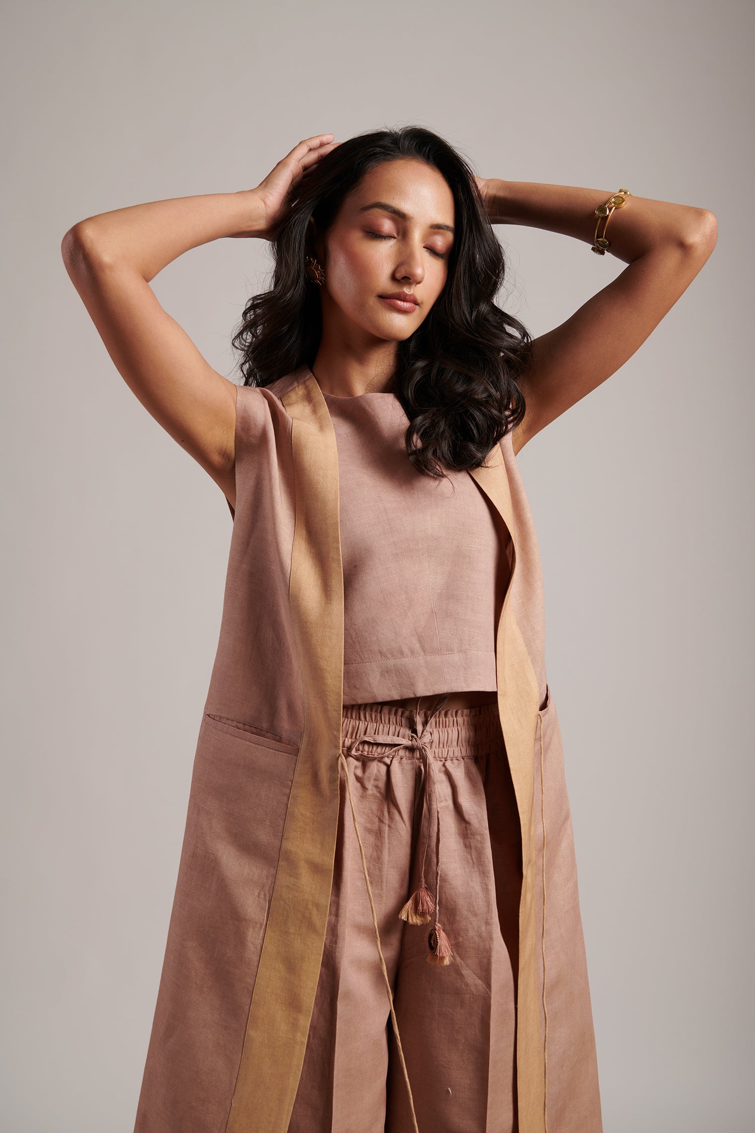 Rooh Co-ord Set (Vintage Rose)