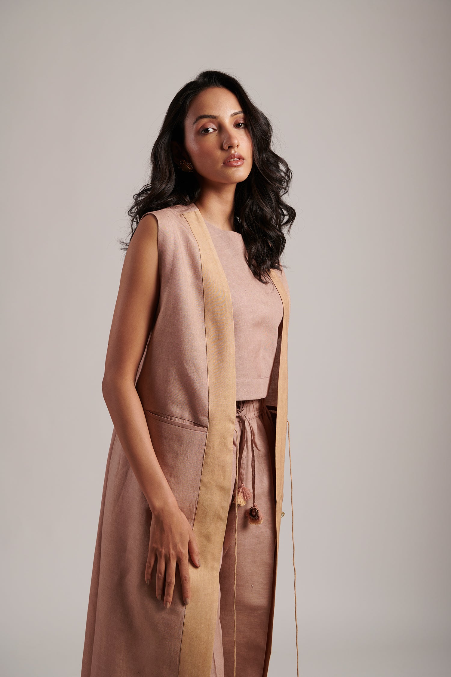 Rooh Co-ord Set (Vintage Rose)