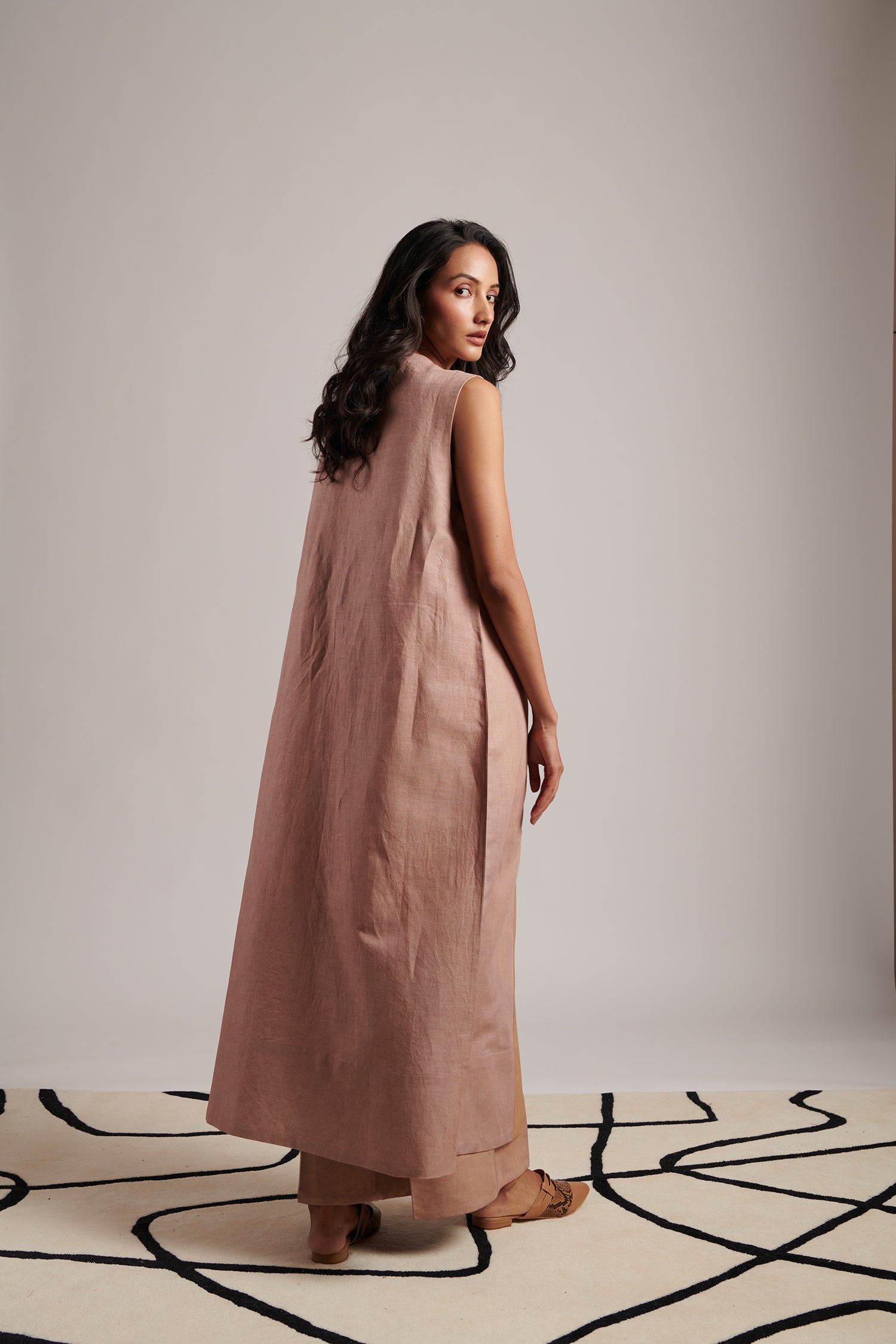 Rooh Co-ord Set (Vintage Rose)