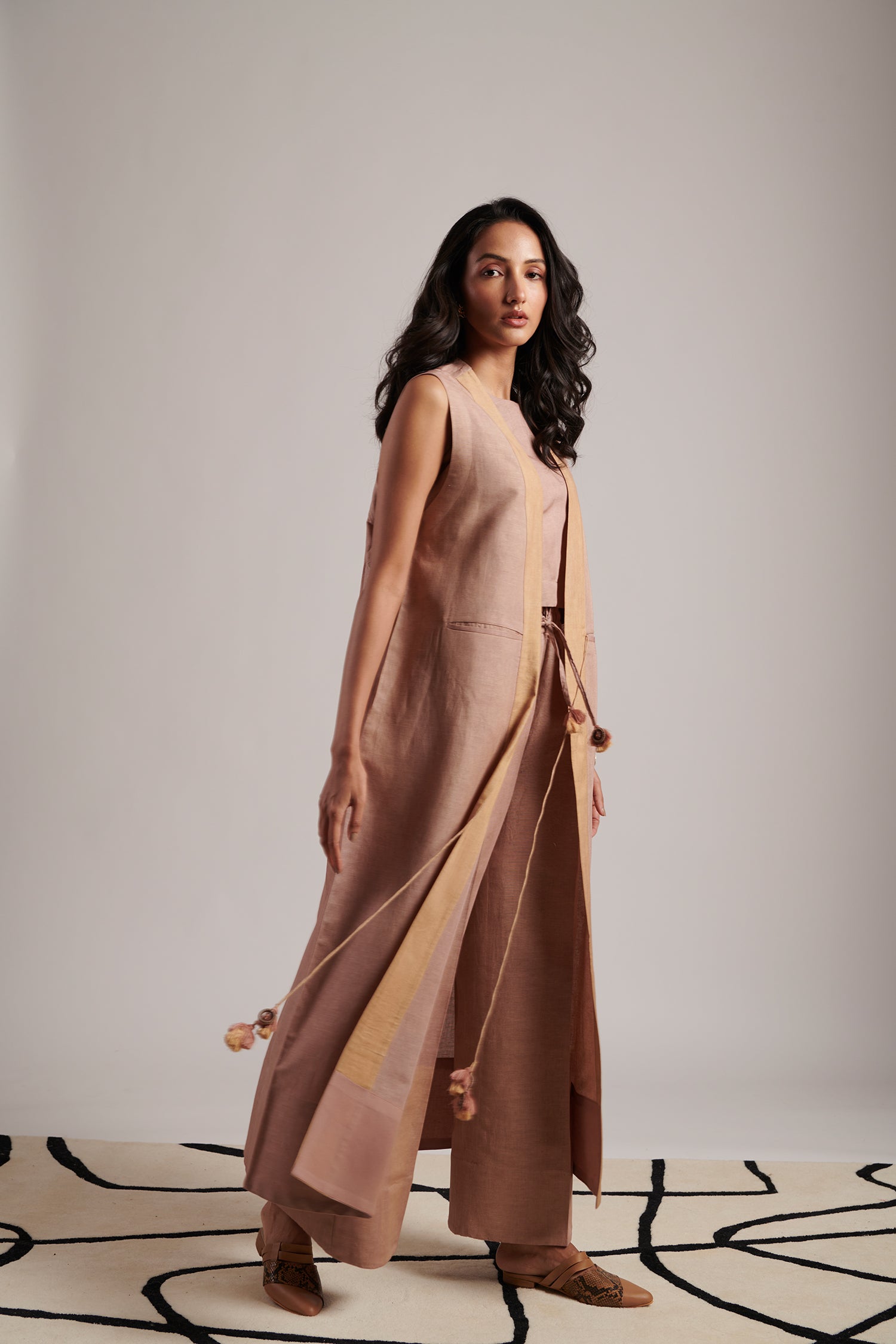 Rooh Co-ord Set (Vintage Rose)