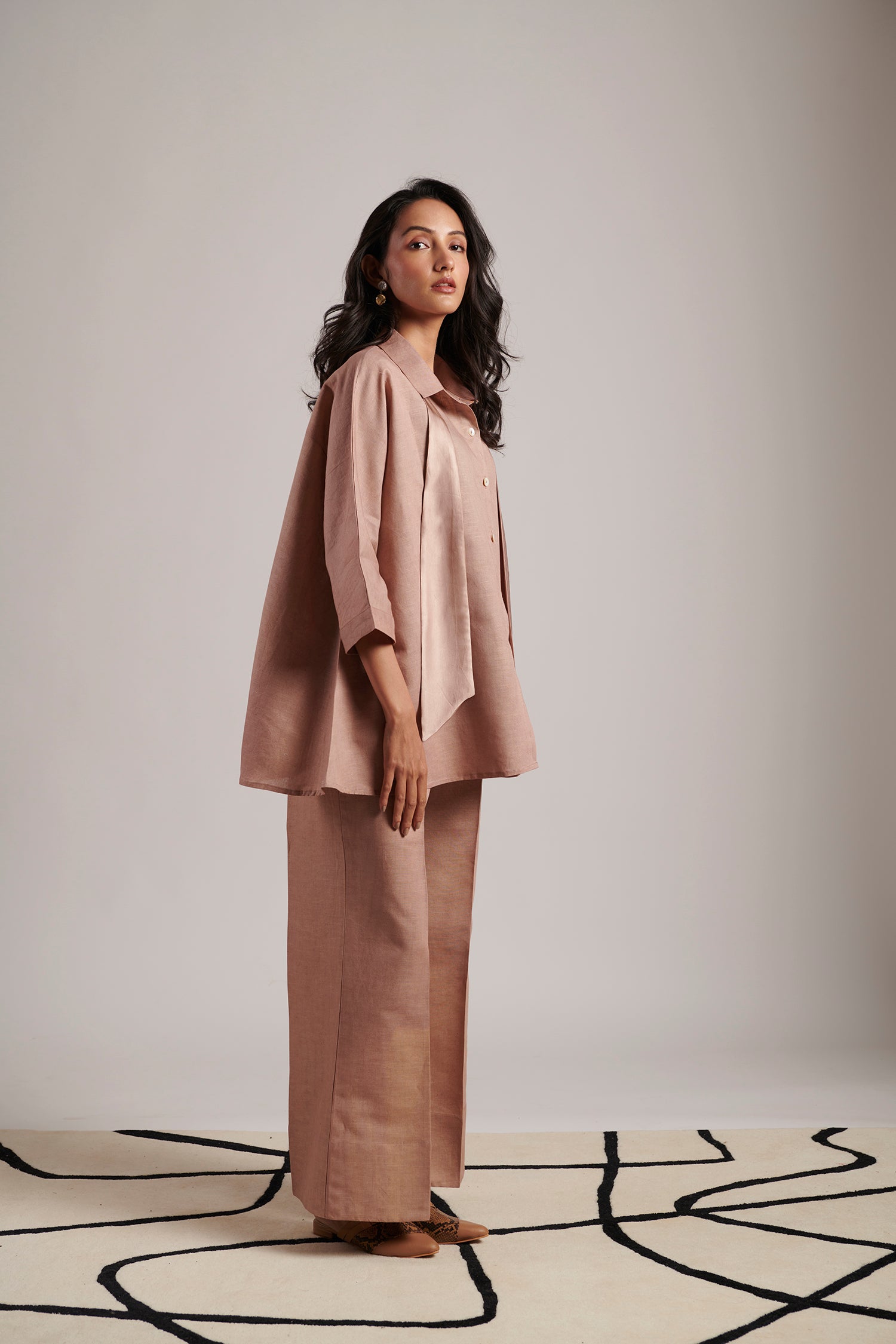 Paradise Shirt with Bow (Vintage Rose)