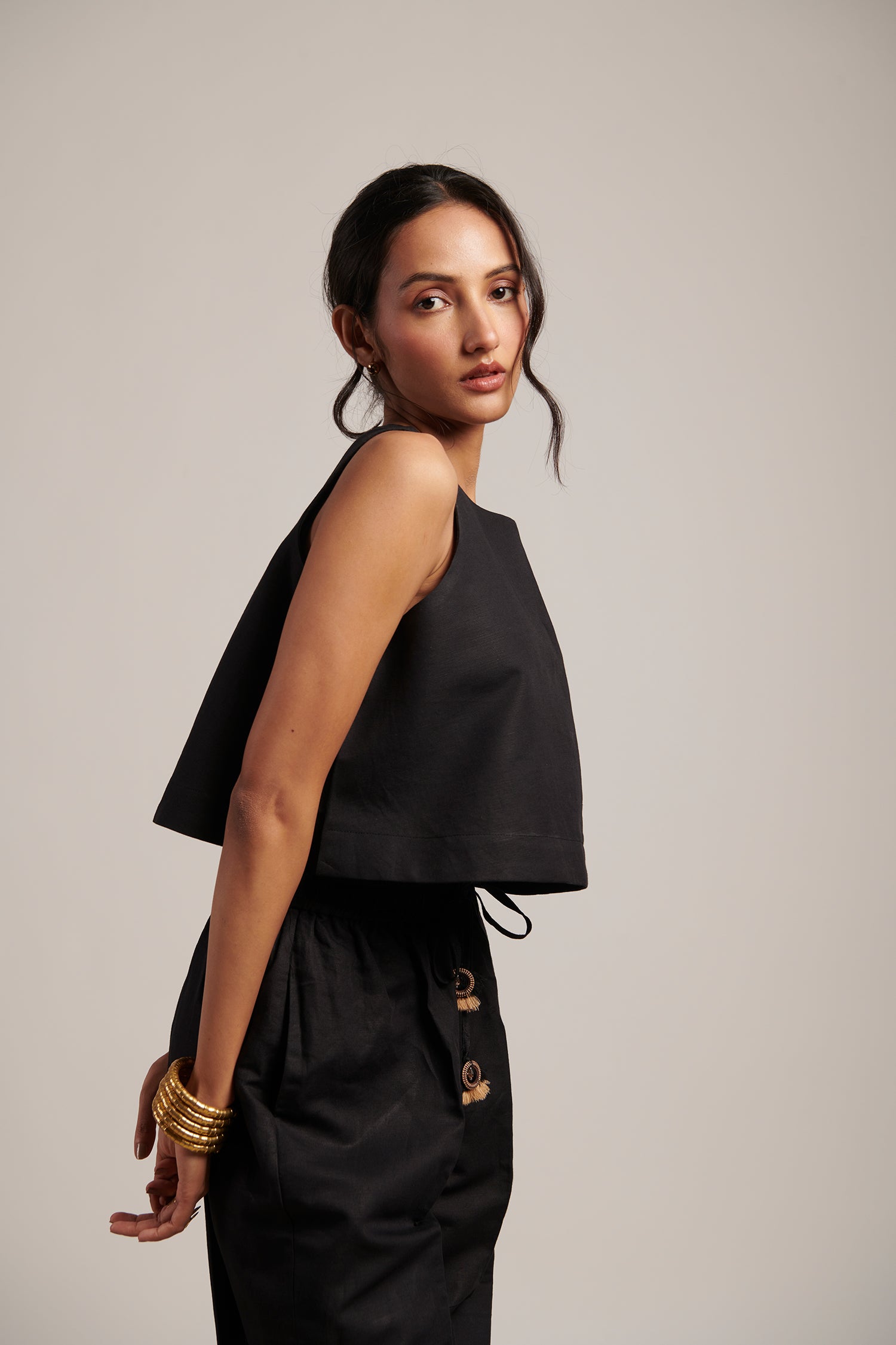 Bliss Crop Top (Night Sky)