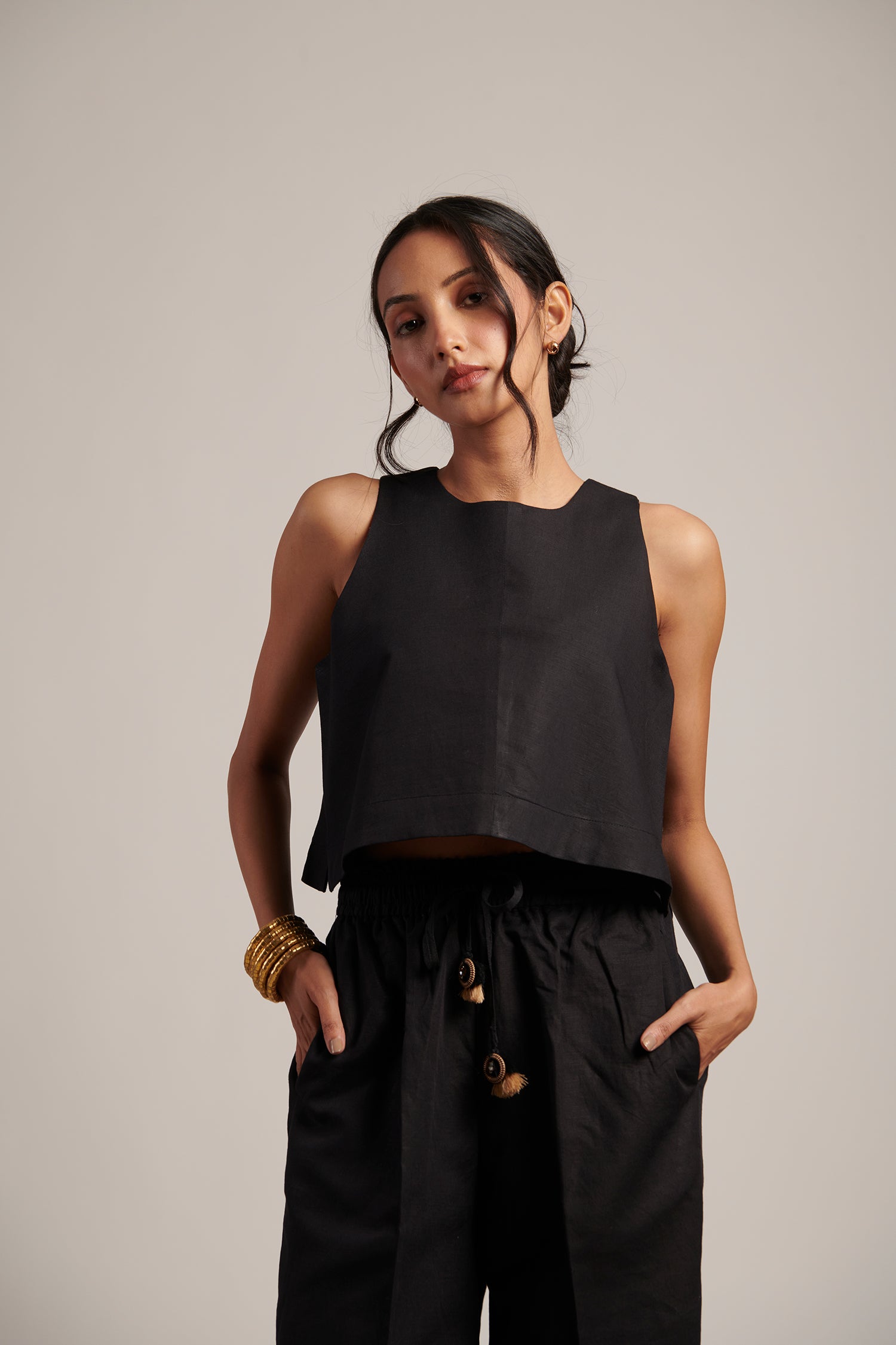 Bliss Crop Top (Night Sky)