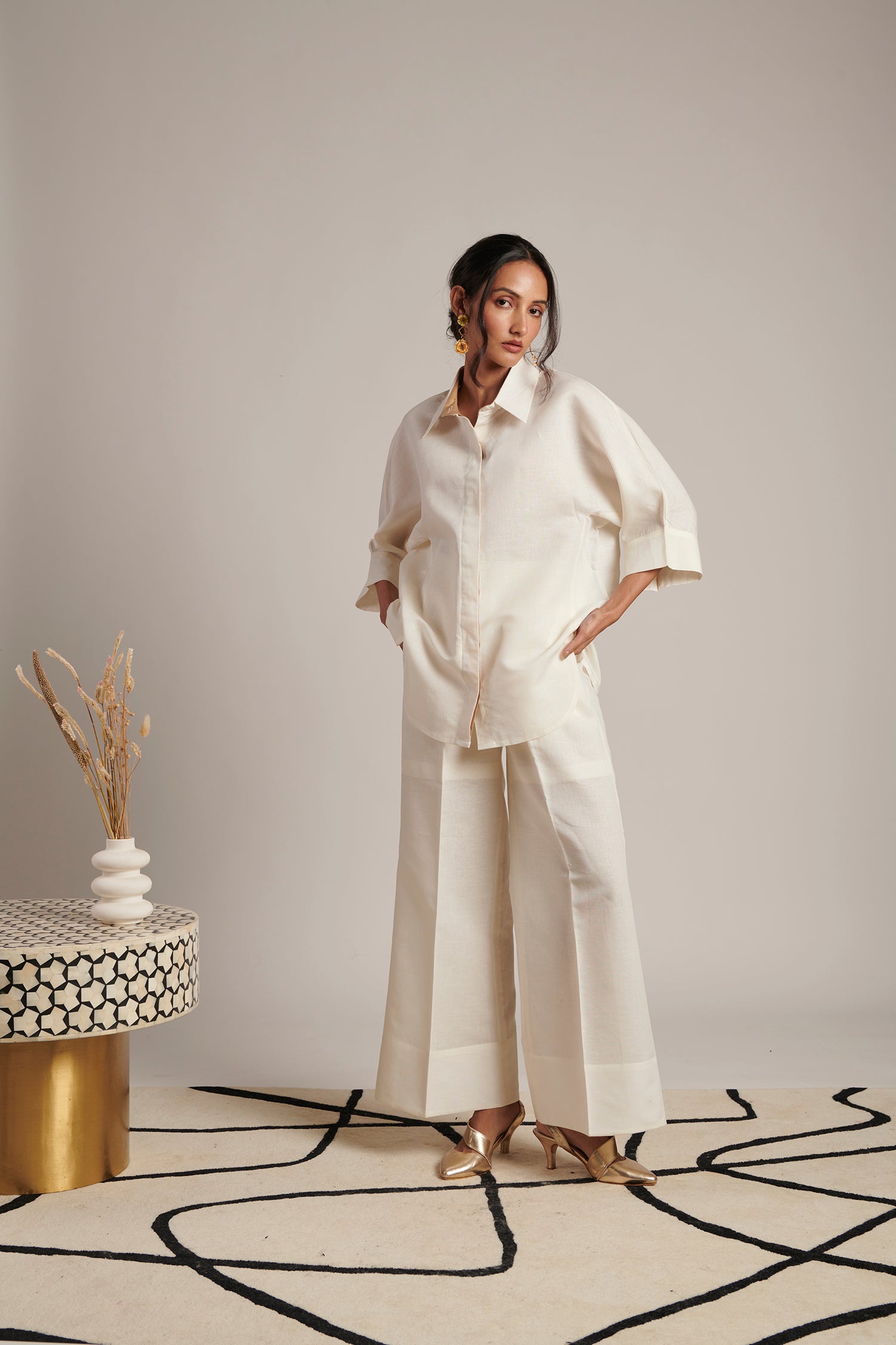 Celeste Trousers (Pearl)