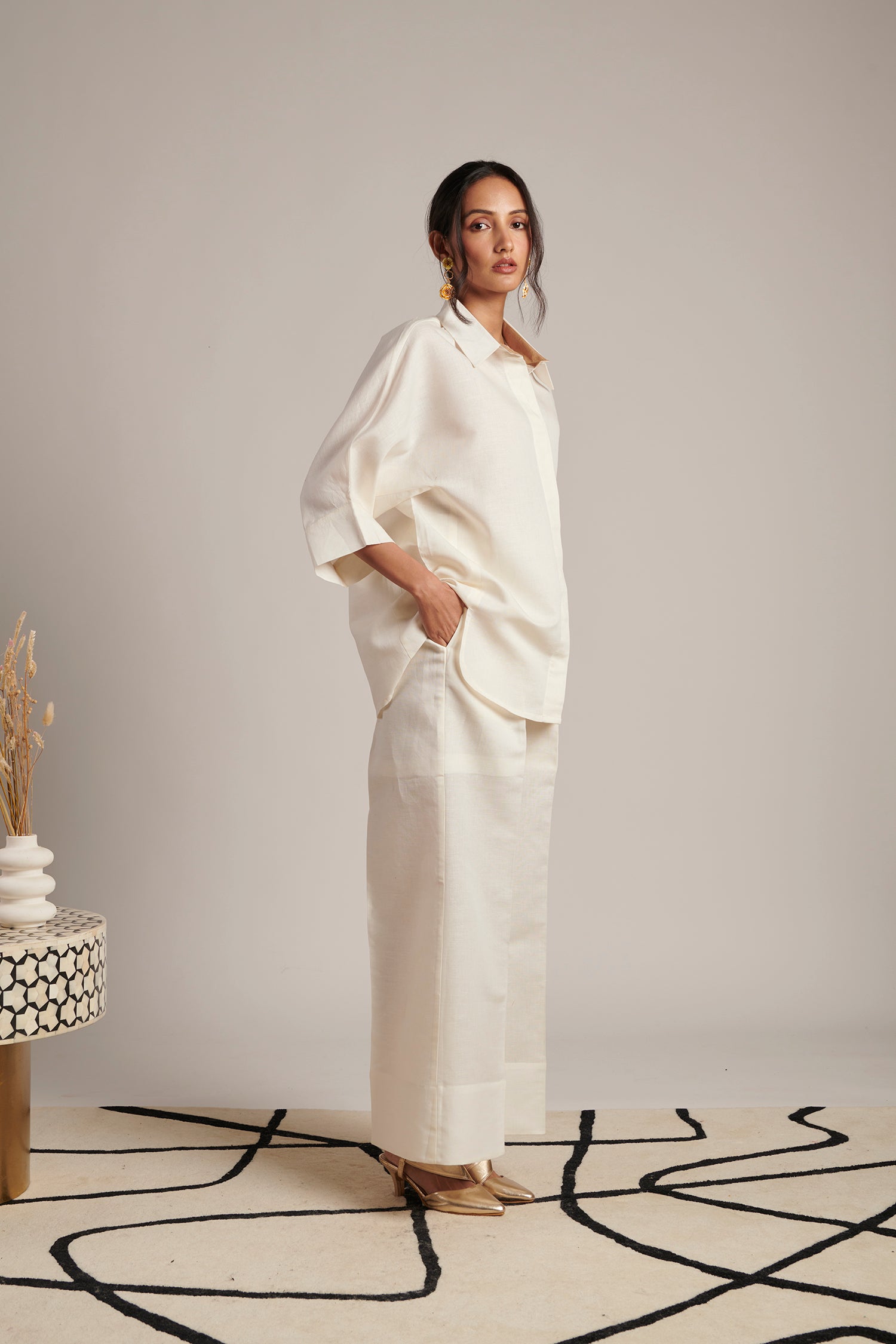 Celeste Trousers (Pearl)