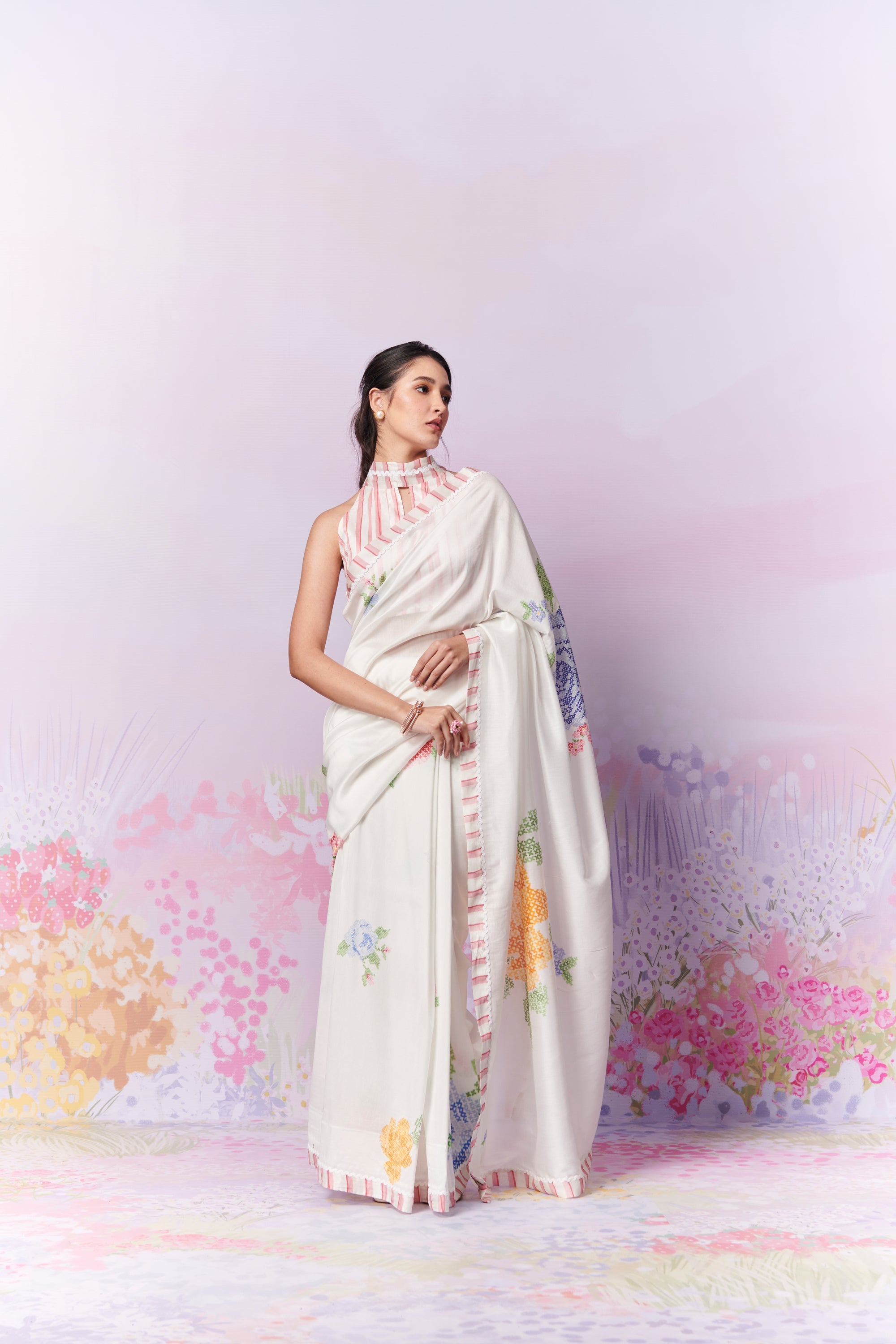 Summer Rose Saree