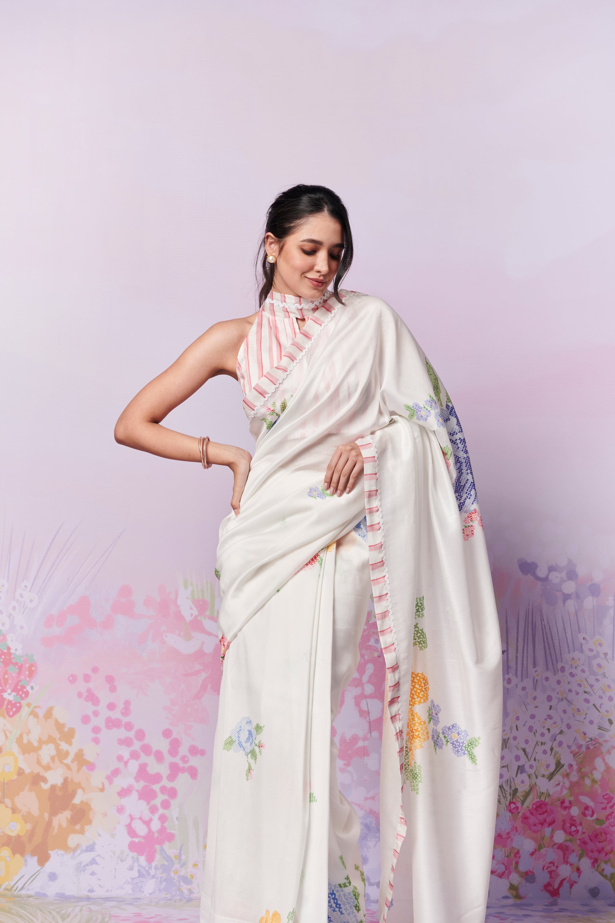 Summer Rose Saree