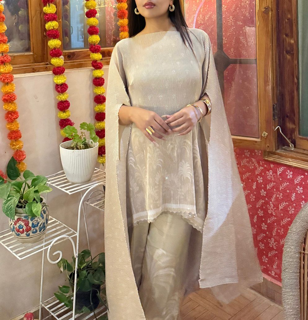 Sunkissed Palms  Kimono cape and Trouser co-ord set