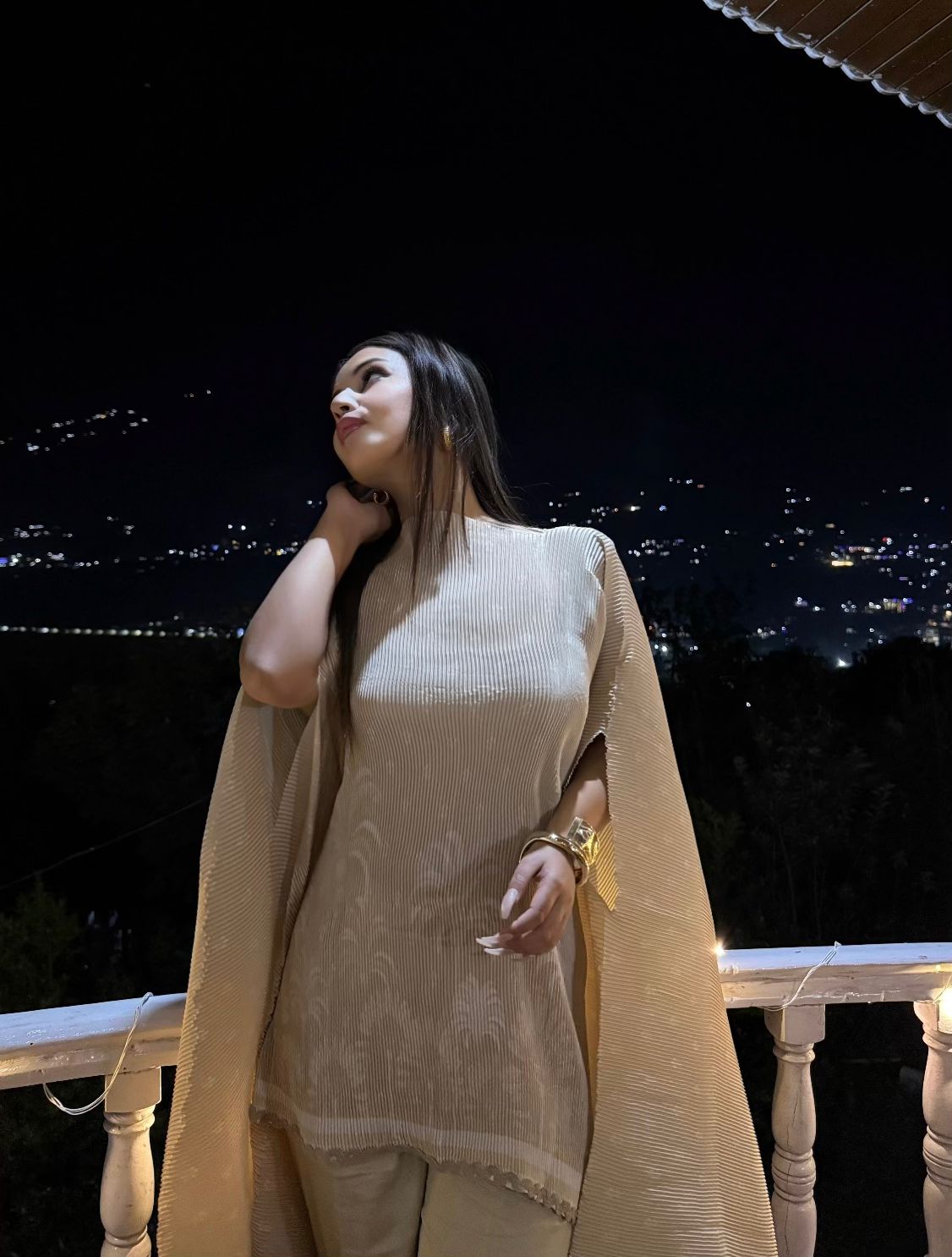 Sunkissed Palms  Kimono cape and Trouser co-ord set