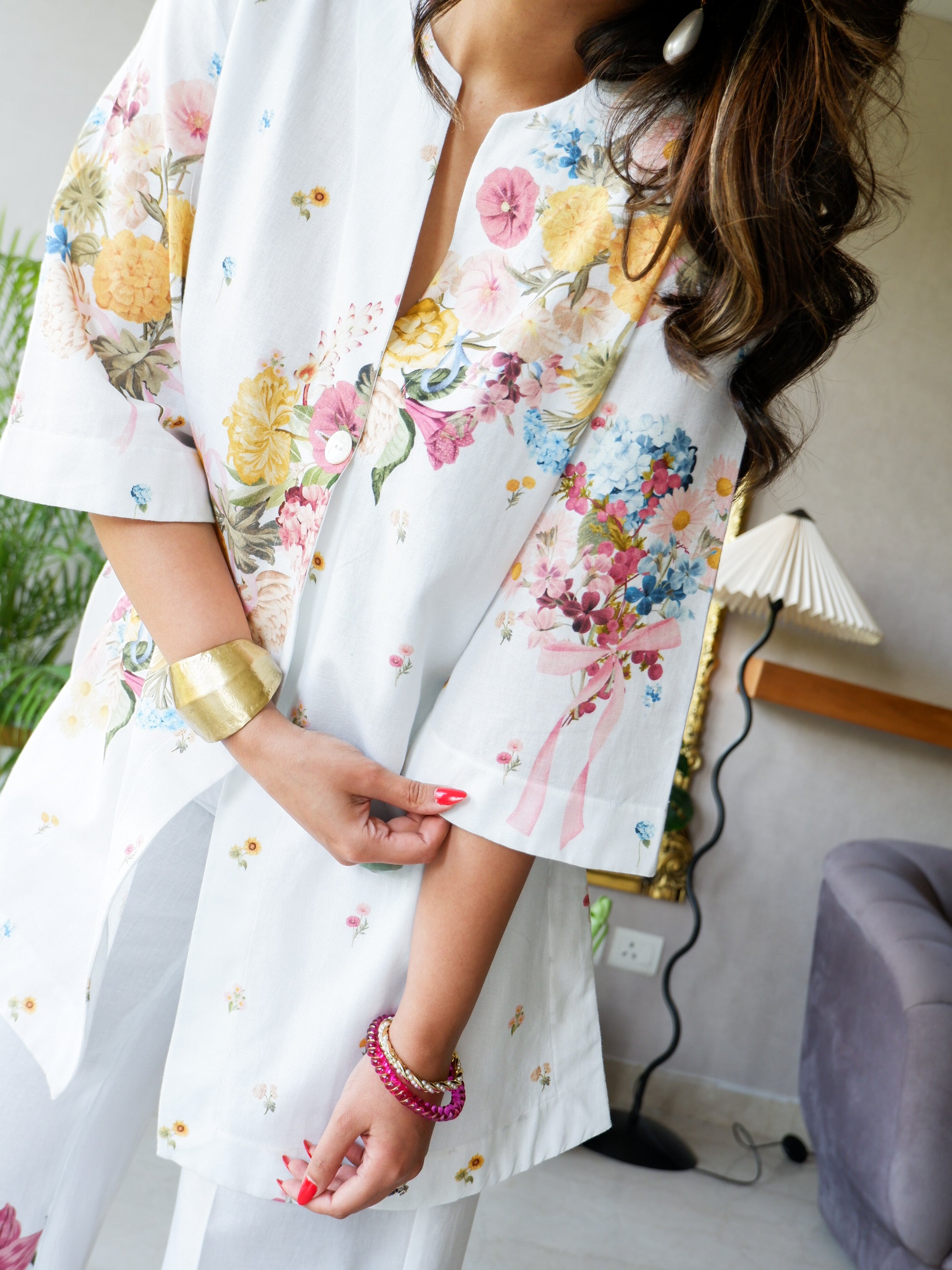 Gardenia Kurta Shirt Set
