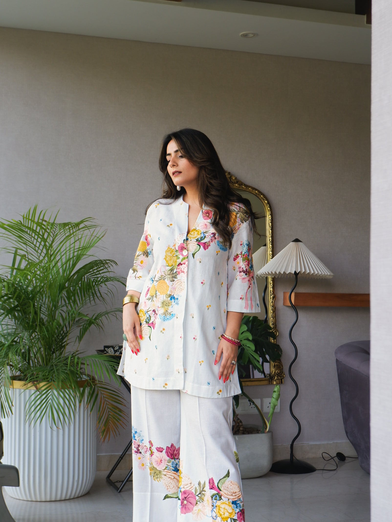 Gardenia Kurta Shirt Set