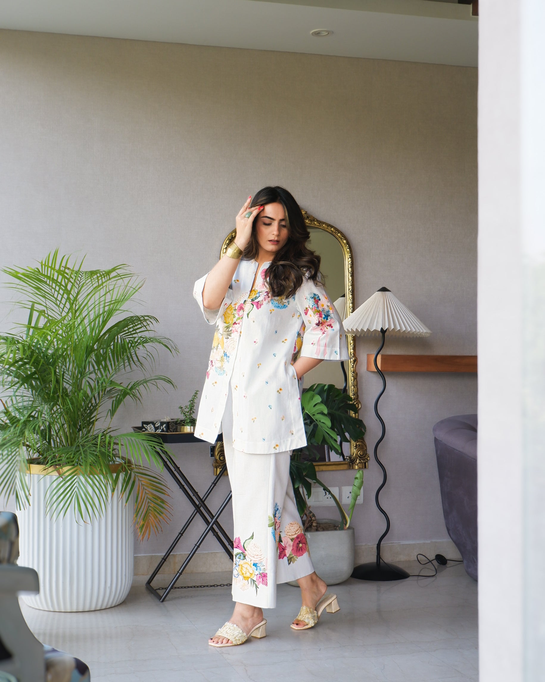 Gardenia Kurta Shirt Set