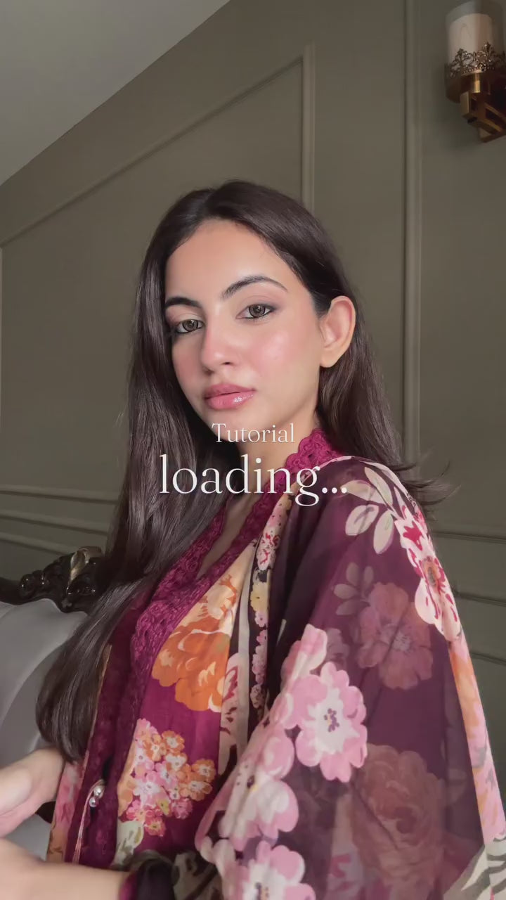 The Maharani Bagh Side Gathered Kurta Set