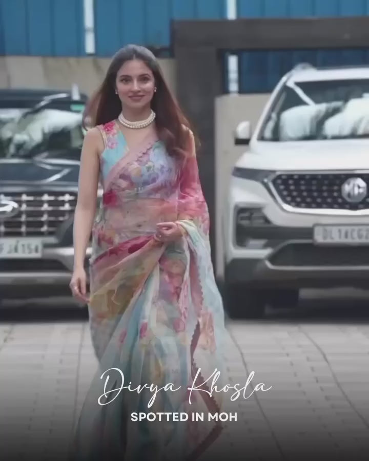 Rani Bloom Saree Set