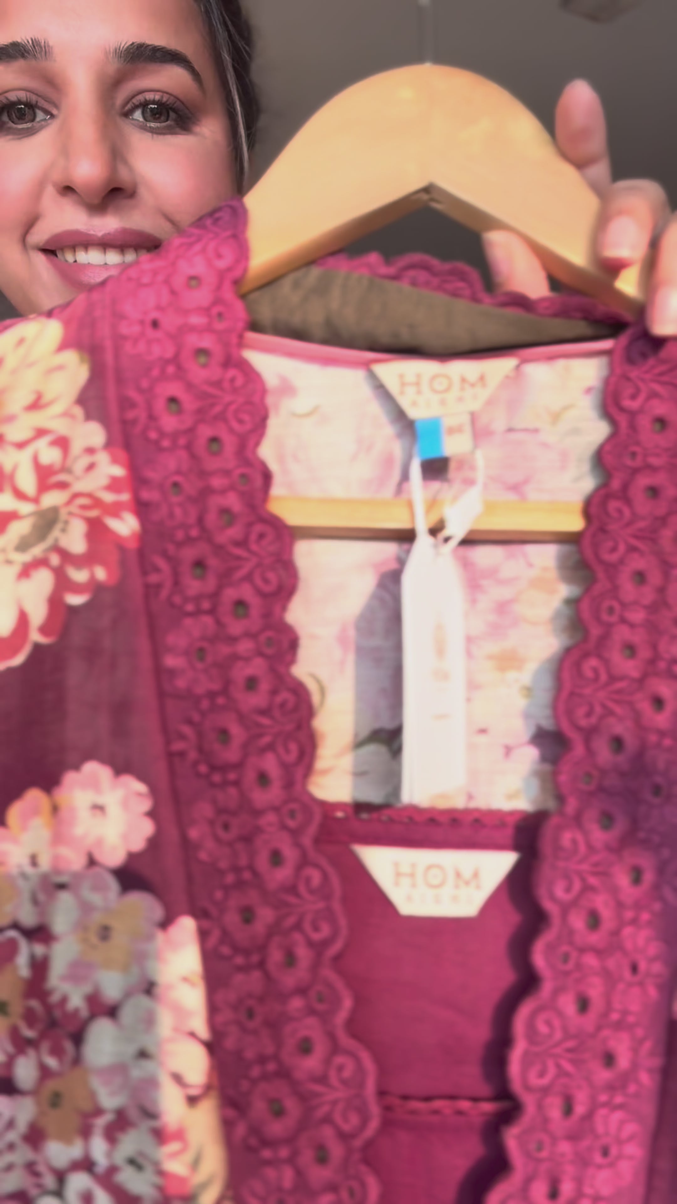 The Maharani Bagh Side Gathered Kurta Set
