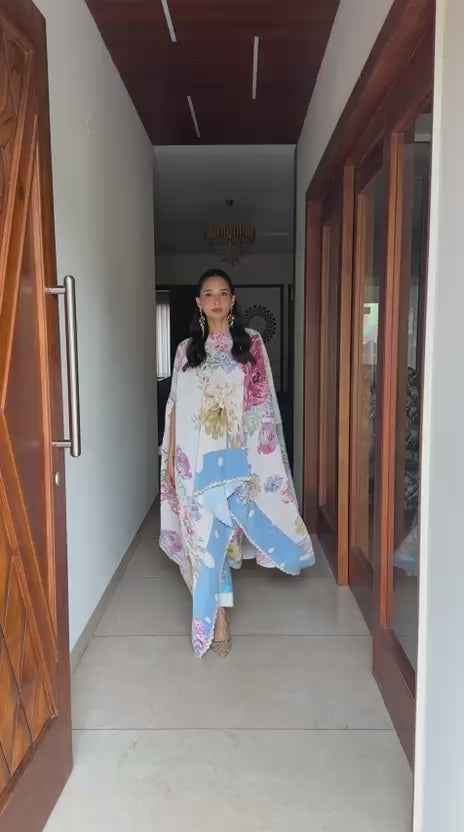 Rose Mahal Cape Set