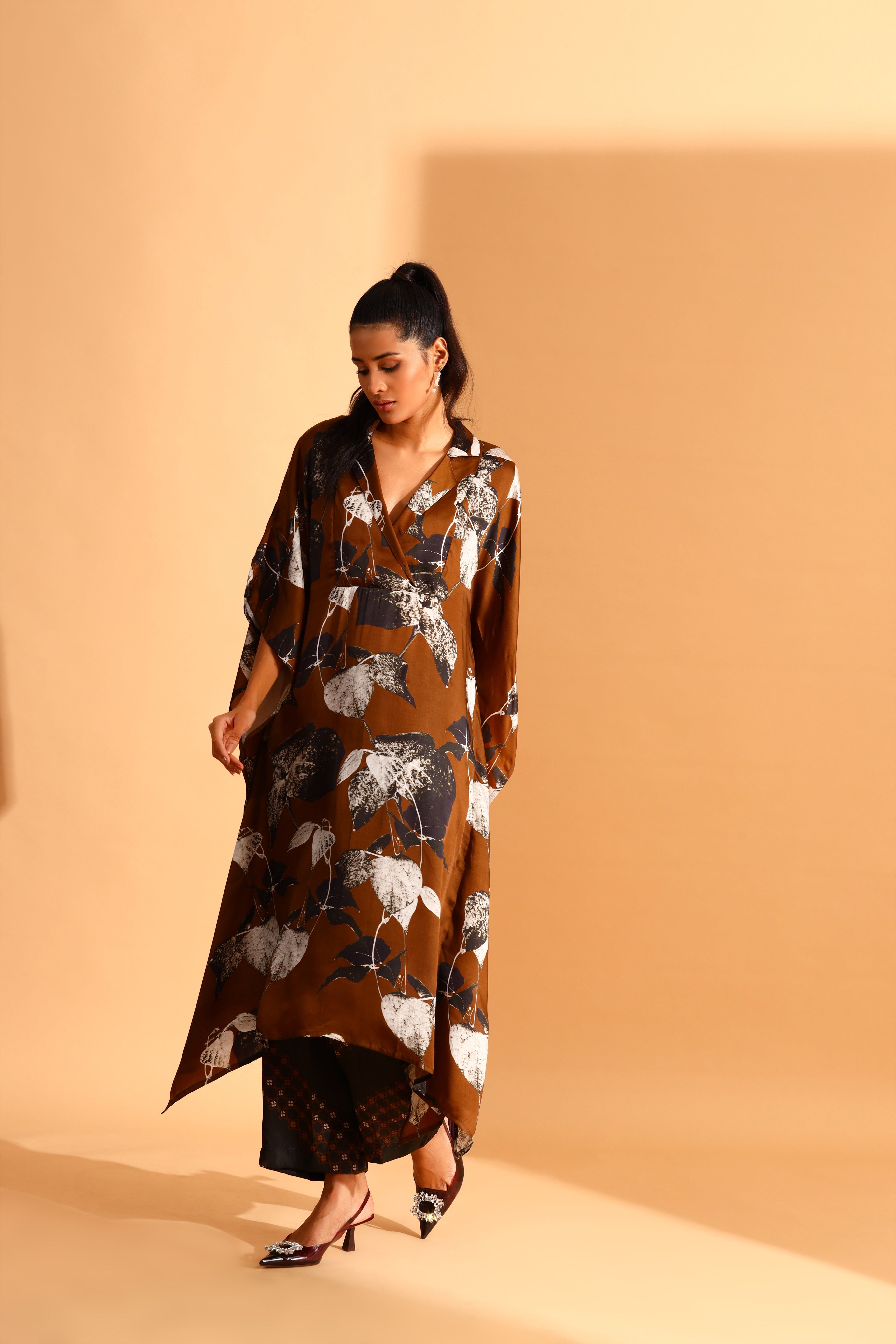 QUEEN OF BLOOM KAFTAN & TROUSERS CO-ORDS SET