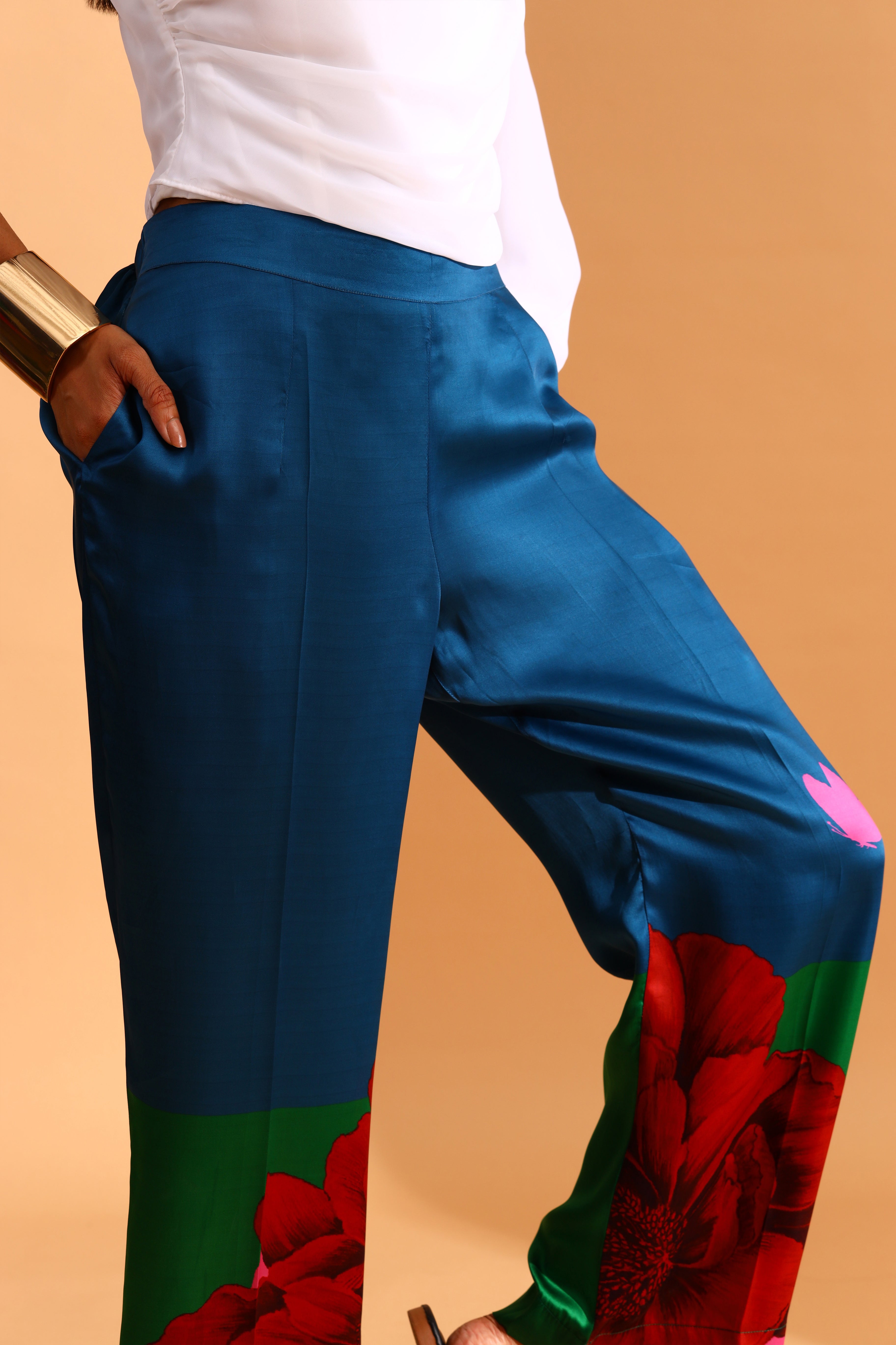 EVERGREEN KURTA & TROUSERS CO-ORDS SET