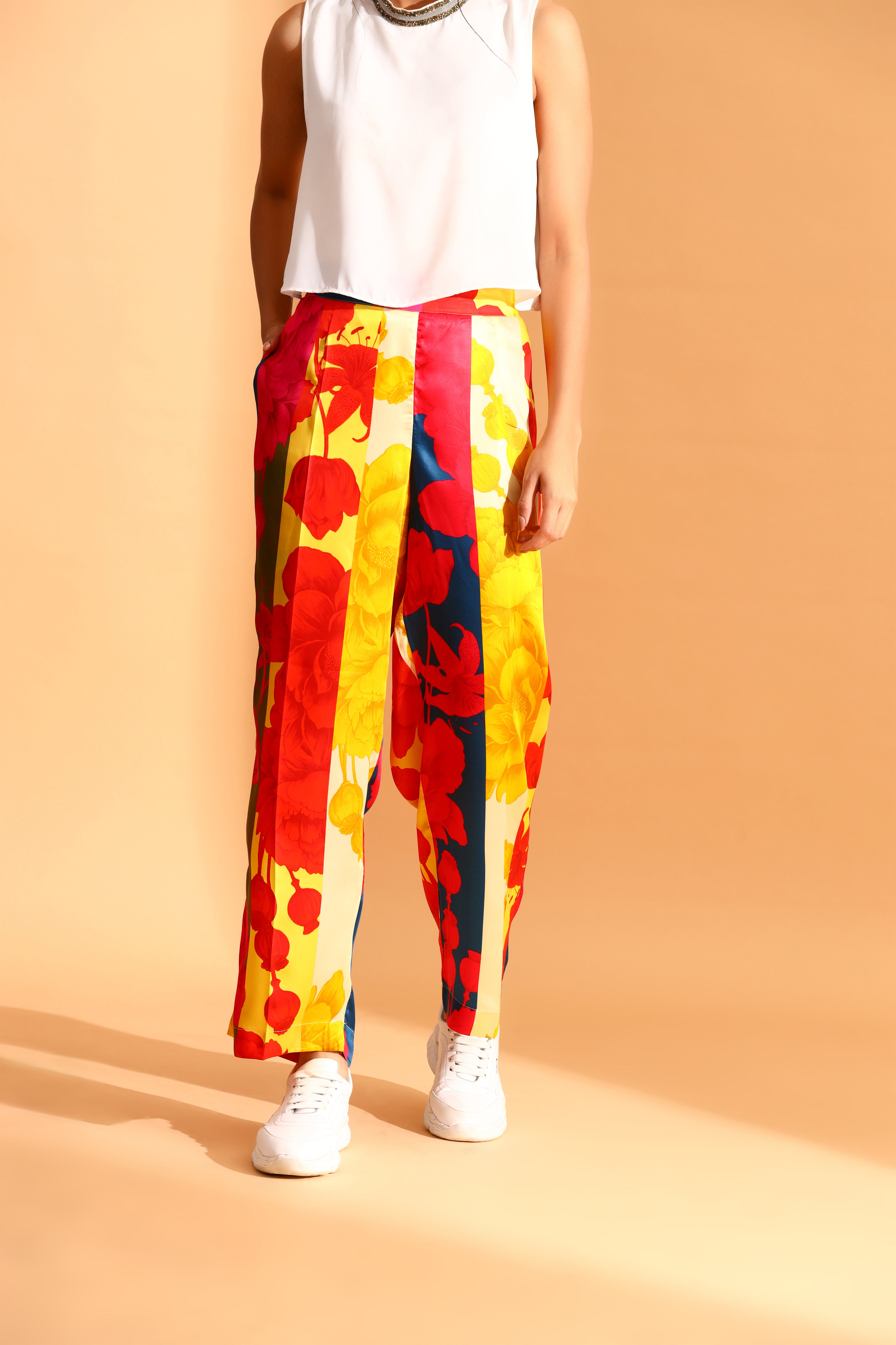 BLAZING MARIGOLD SHIRT & TROUSERS CO-ORDS SET