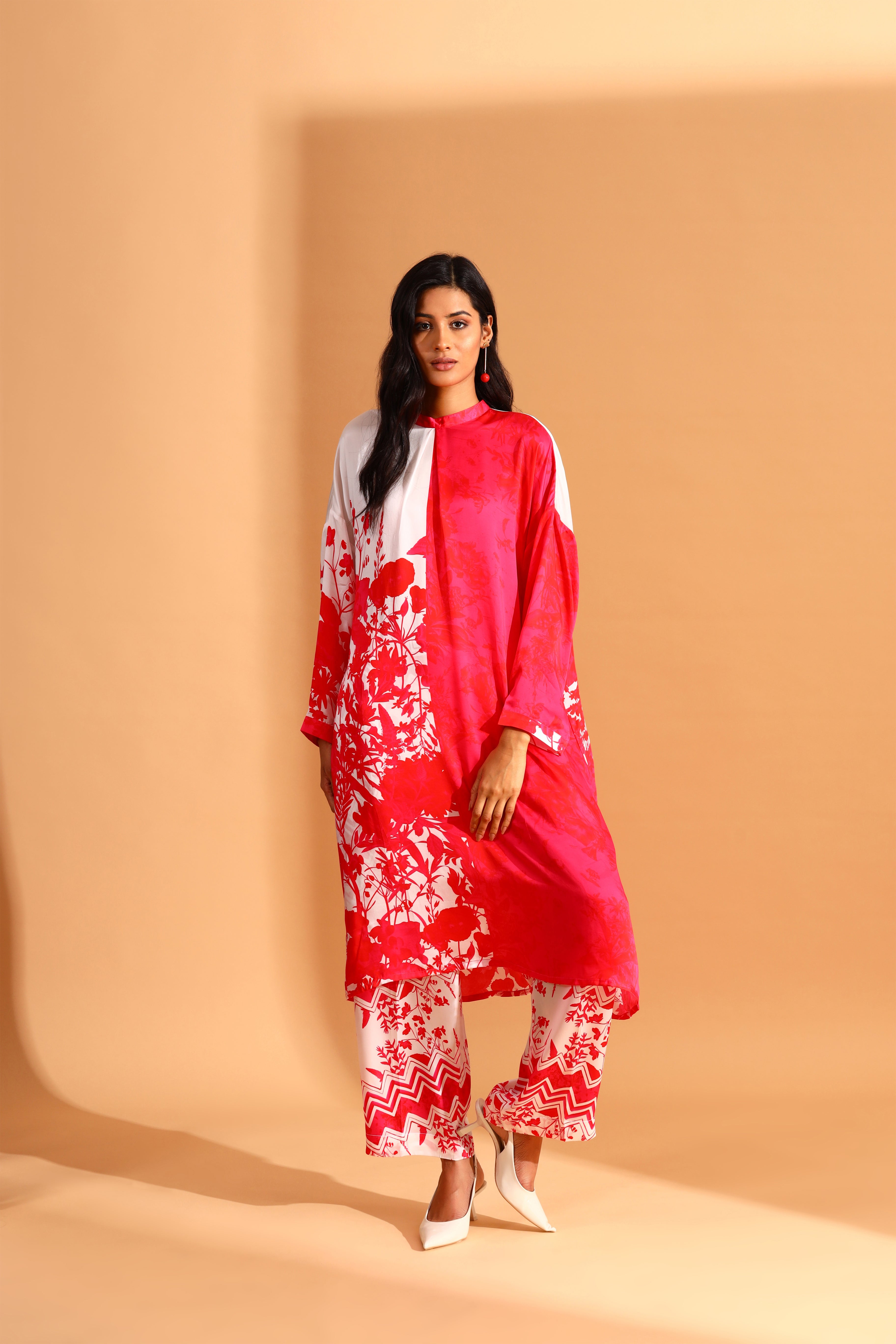 PAPERFLOWER TUNIC & TROUSERS CO-ORDS SET